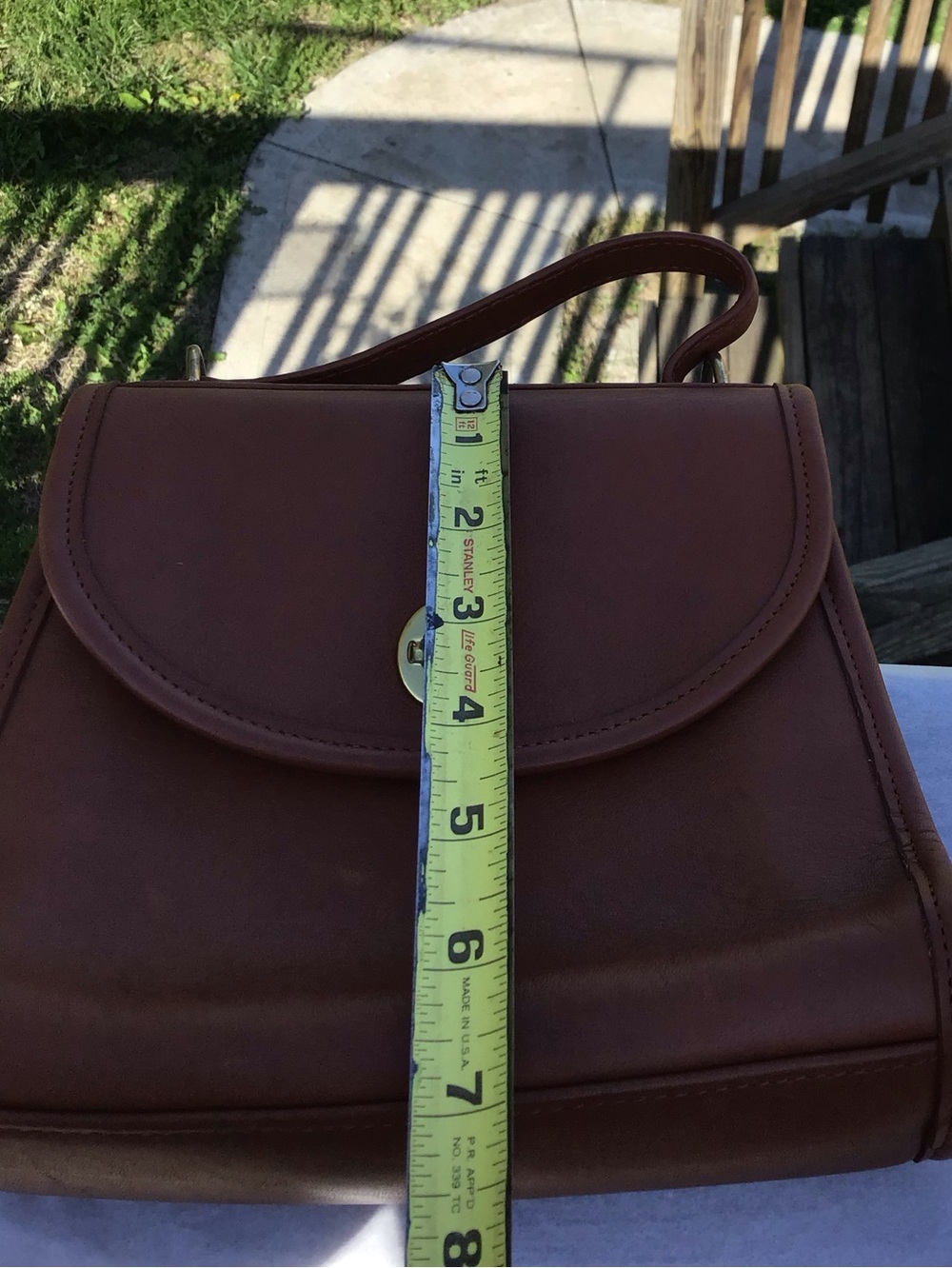 Coach British Tan Regina Crossbody Bag 9983 - Picture 14 of 15